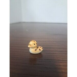 Vintage Hagen Renaker Beep Duckling With Brown Spots Mini Figurine